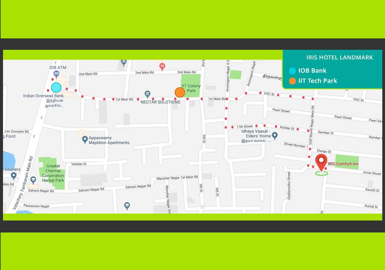 Iris Comfort Inn Chennai Ngoại thất bức ảnh